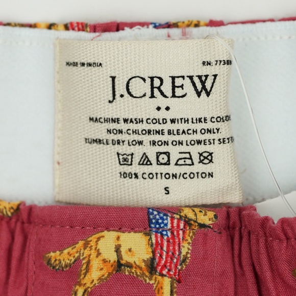 New JCREW Size S Printed Boxers American Flag Golden Retriever $39 CA911 - Picture 4 of 4